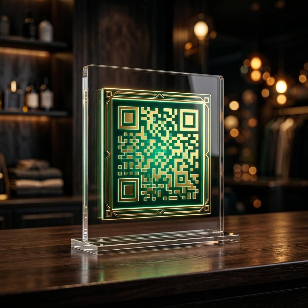 Branded QR Standee