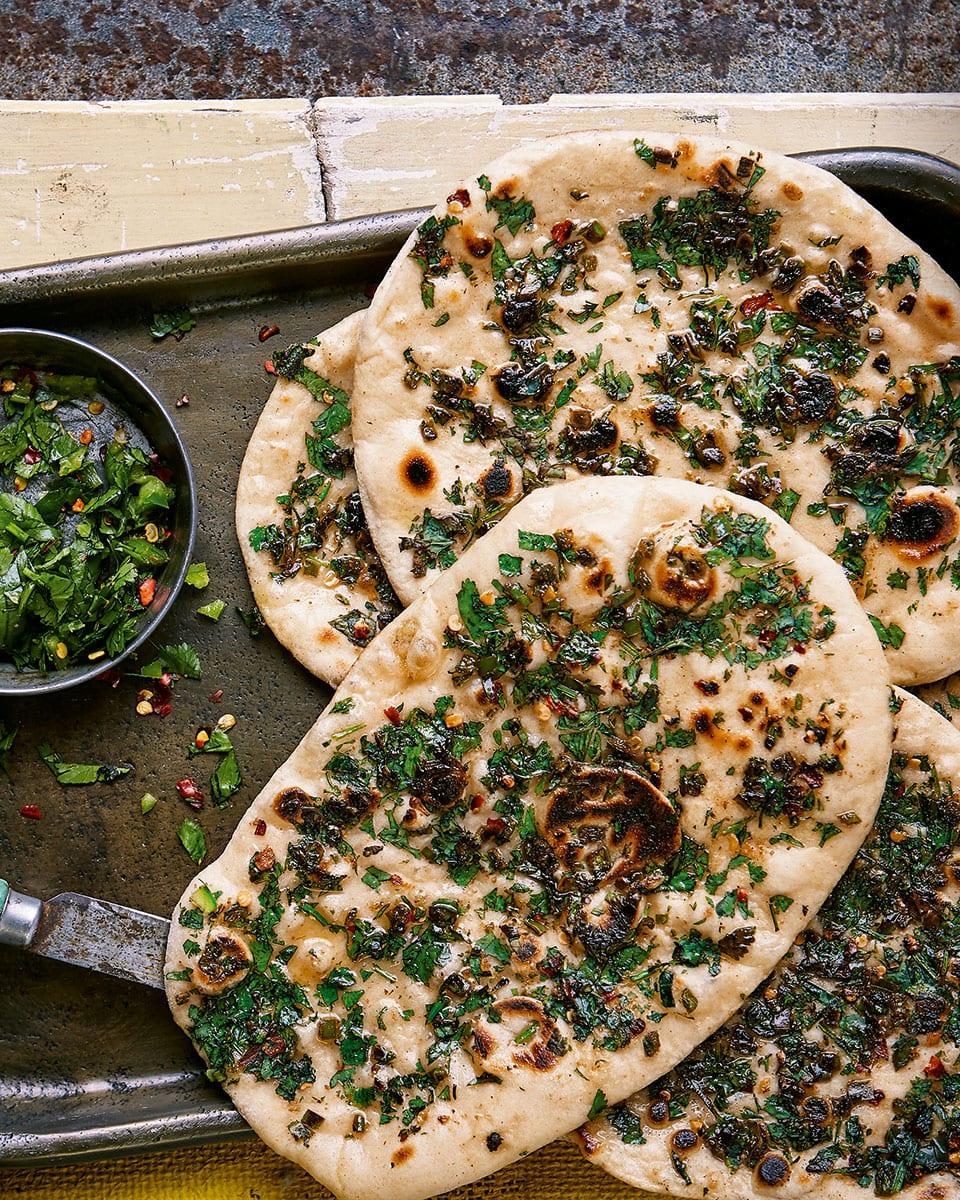 Green Chilli Naan