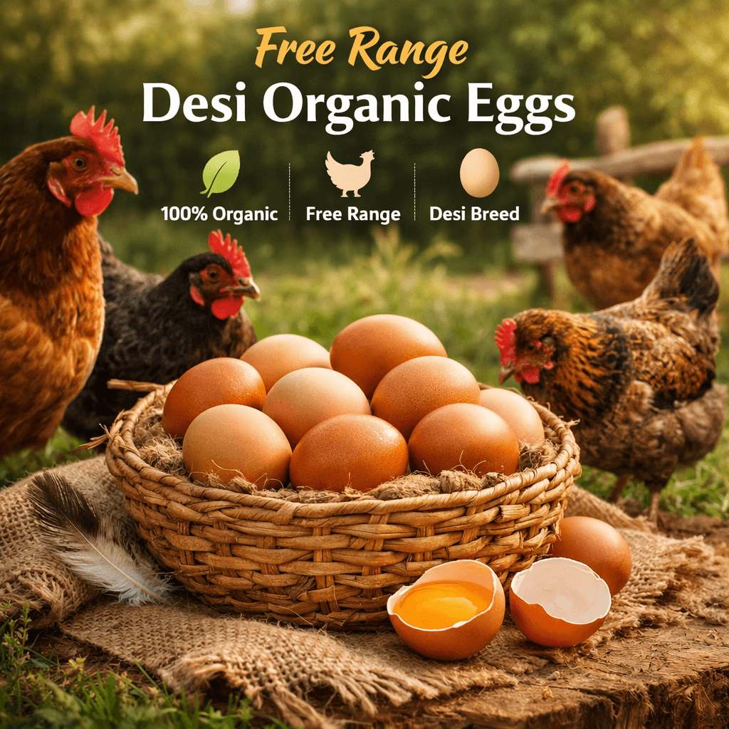 Desi Free Range Organic Eggs